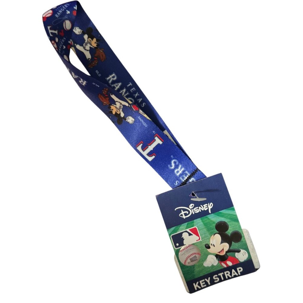Mickey Mouse x Texas Rangers key strap